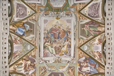 The Coronation of the Virgin Mary (detail)